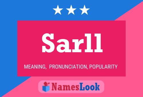 Sarll Name Poster