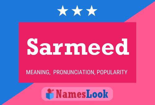 Sarmeed Name Poster