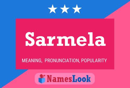 Sarmela Name Poster