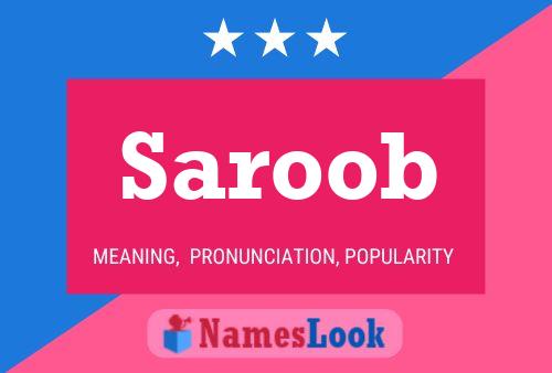 Saroob Name Poster