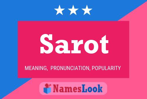 Sarot Name Poster