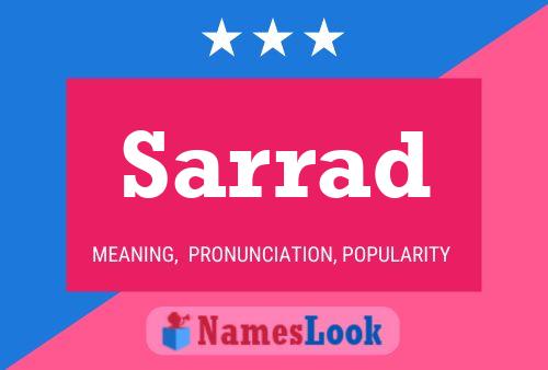 Sarrad Name Poster