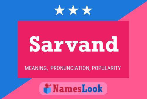 Sarvand Name Poster