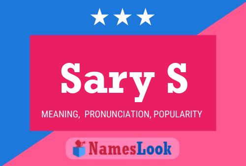 Sary S Name Poster