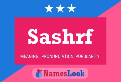 Sashrf Name Poster