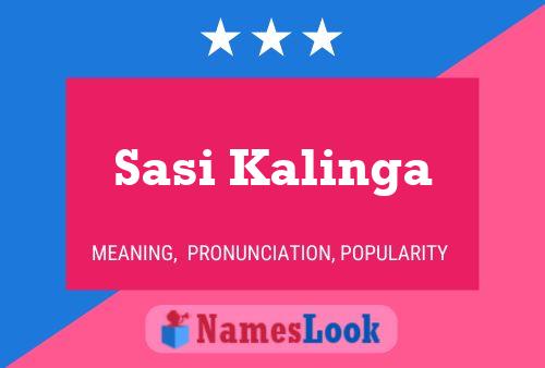 Sasi Kalinga Name Poster