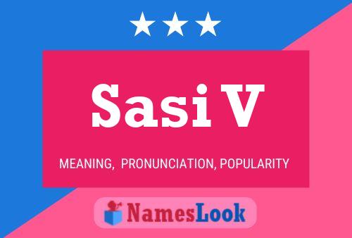 Sasi V Name Poster