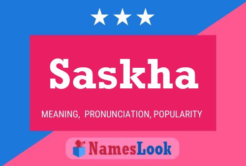 Saskha Name Poster