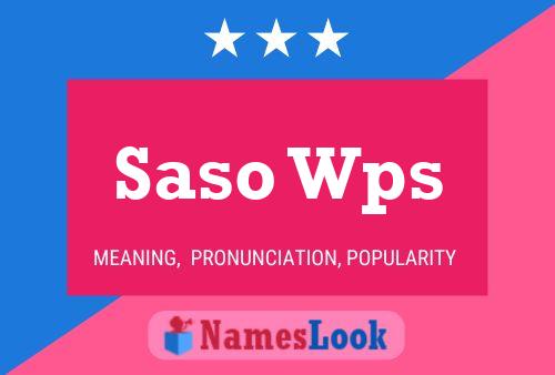 Saso Wps Name Poster