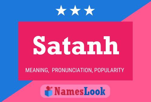 Satanh Name Poster