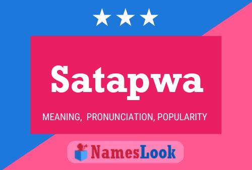 Satapwa Name Poster