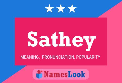 Sathey Name Poster