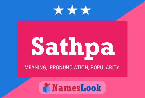 Sathpa Name Poster