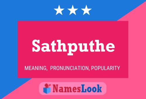 Sathputhe Name Poster