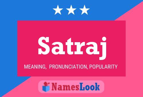 Satraj Name Poster