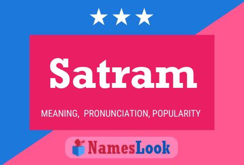 Satram Name Poster