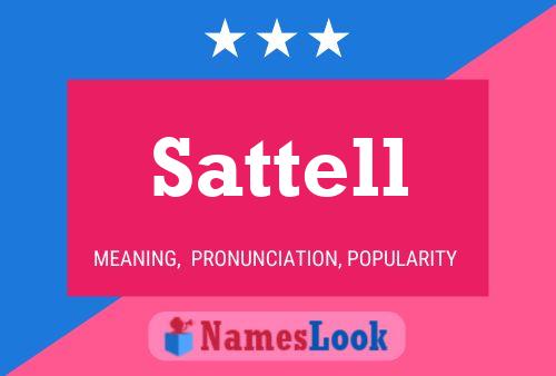 Sattell Name Poster