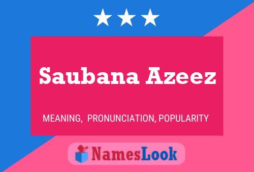 Saubana Azeez Name Poster