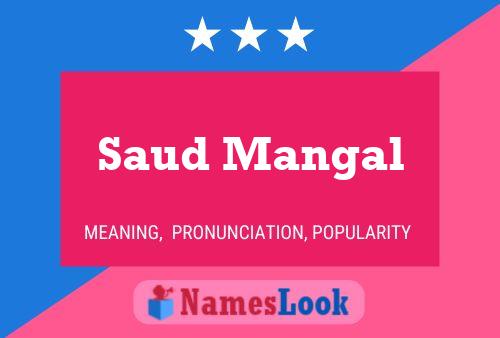 Saud Mangal Name Poster