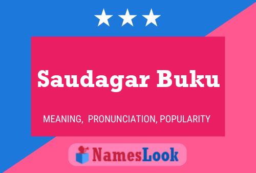 Saudagar Buku Name Poster