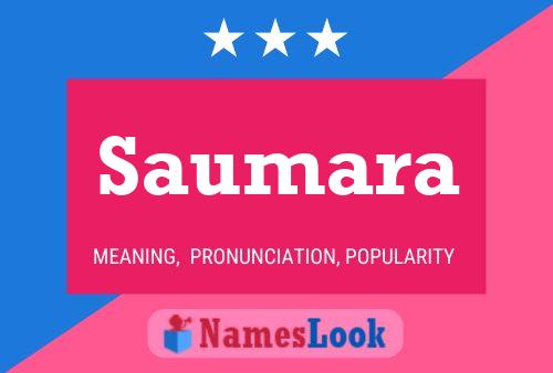 Saumara Name Poster