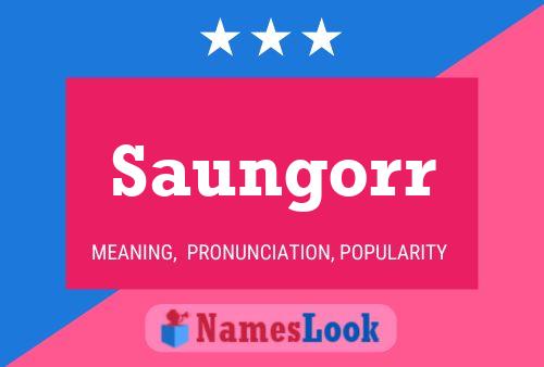 Saungorr Name Poster