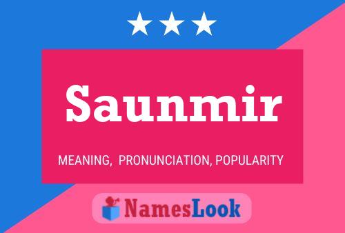 Saunmir Name Poster