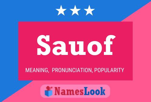 Sauof Name Poster