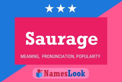 Saurage Name Poster