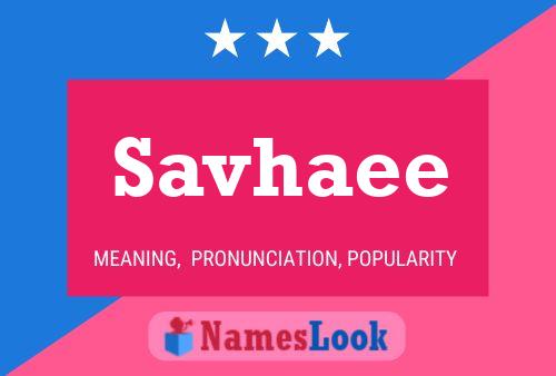 Savhaee Name Poster