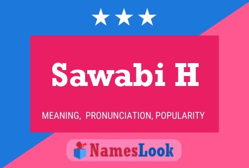 Sawabi H Name Poster