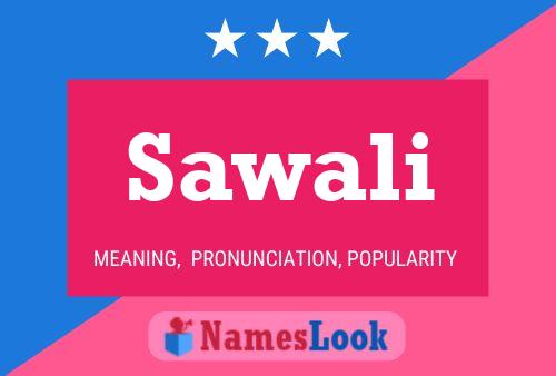 Sawali Name Poster