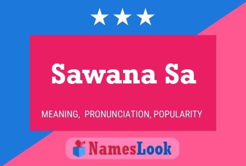 Sawana Sa Name Poster