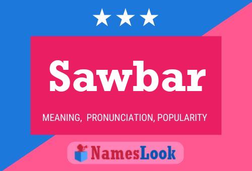 Sawbar Name Poster