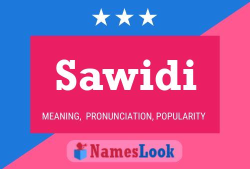 Sawidi Name Poster