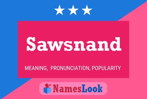 Sawsnand Name Poster