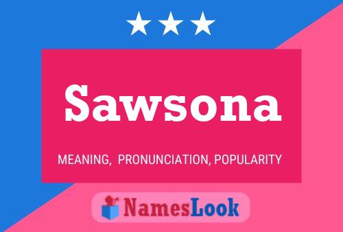 Sawsona Name Poster