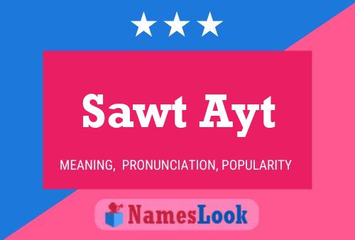 Sawt Ayt Name Poster