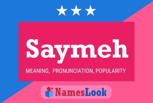 Saymeh Name Poster