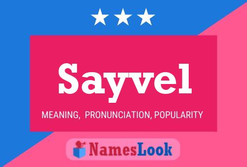 Sayvel Name Poster