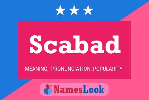 Scabad Name Poster