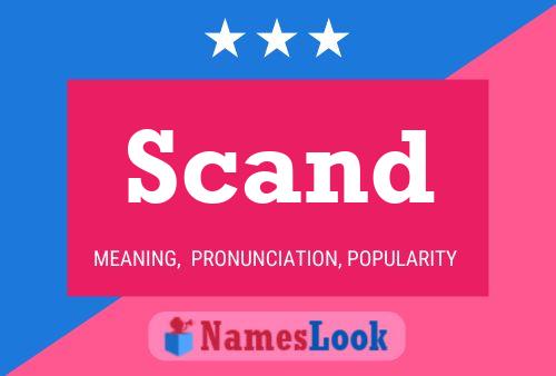 Scand Name Poster