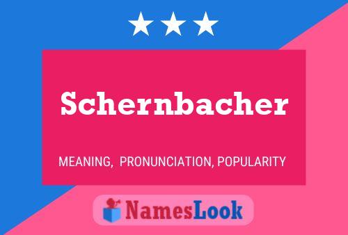 Schernbacher Name Poster