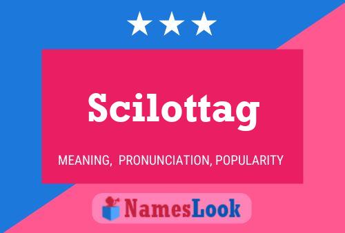 Scilottag Name Poster