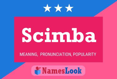 Scimba Name Poster