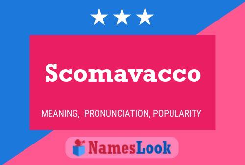 Scomavacco Name Poster