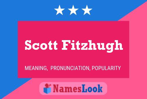 Scott Fitzhugh Name Poster