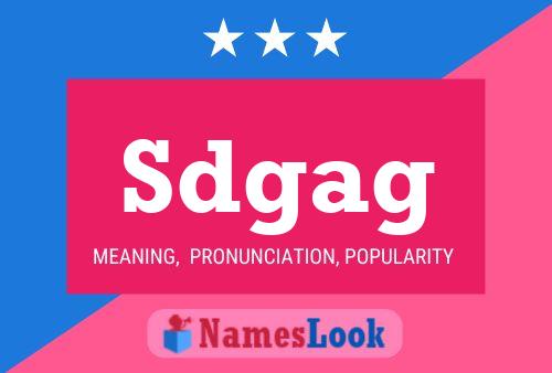 Sdgag Name Poster