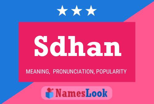 Sdhan Name Poster