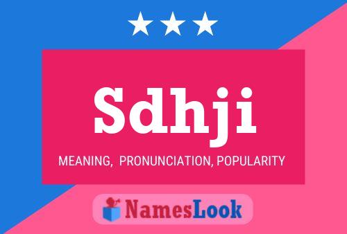 Sdhji Name Poster